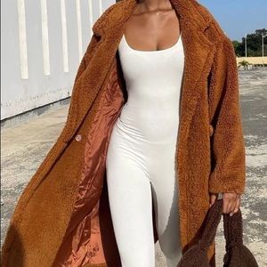 Forever 21 Oversized Teddy Coat